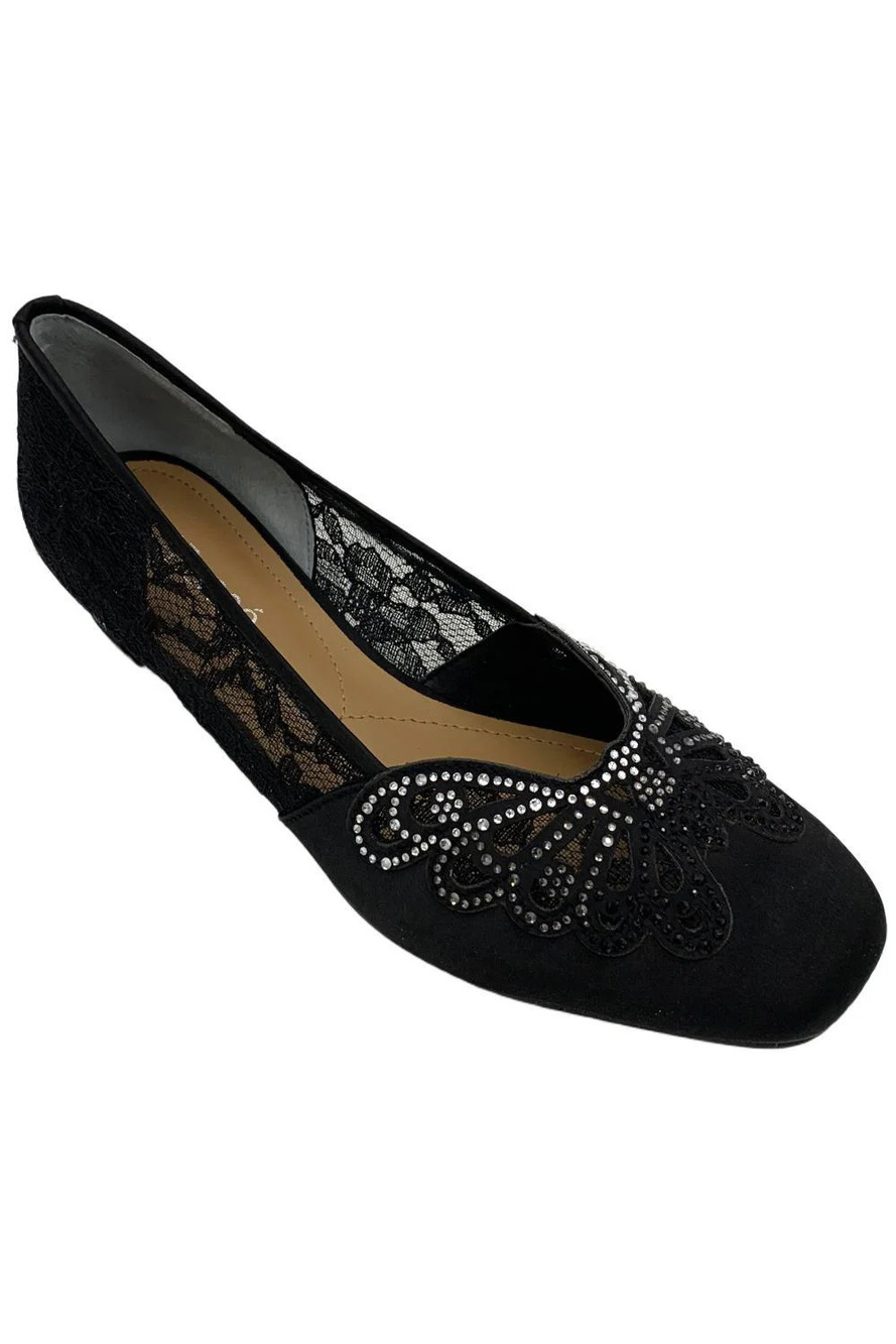 J. Renee Women's Zofia Slip On Pump Heels Black - Medium
